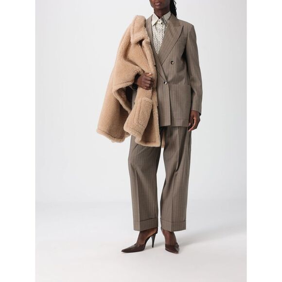 Max Mara Jacket Woman Beige - Picture 2 of 4